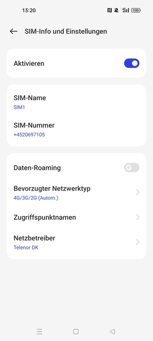 Wählen Sie Zugriffspunktnamen
