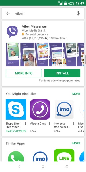 Select the app