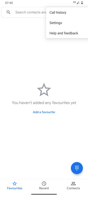 Select Settings