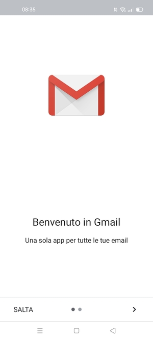 Seleziona AVANTI