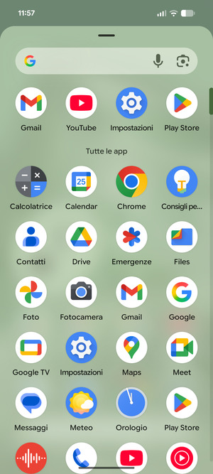 Seleziona Impostazioni