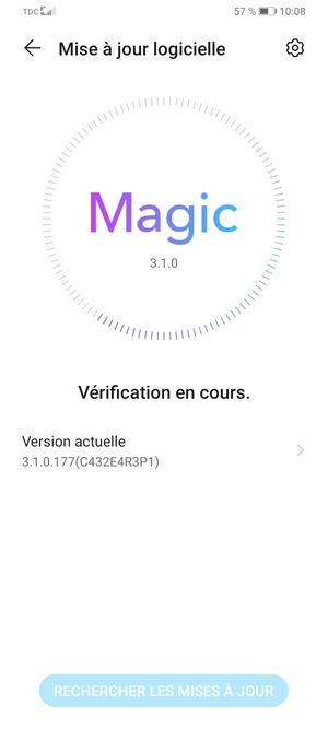 Veuillez attendre la fin de la recherche