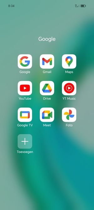 Selecteer Gmail