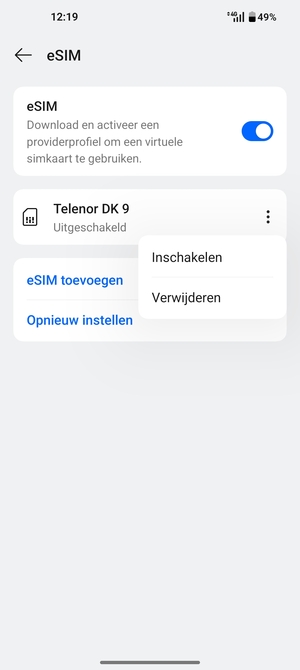 Selecteer  Inschaekelen