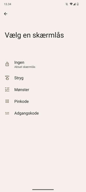 Vælg Mønster
