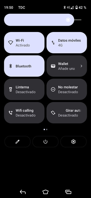 Desactive Wi-Fi y Bluetooth