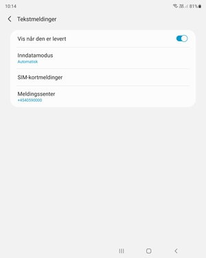 Velg Meldingssenter