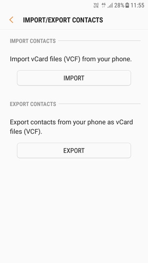 Select IMPORT
