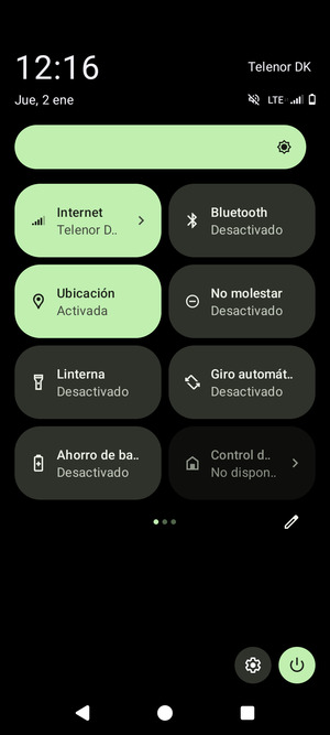 Desactive Ubicación