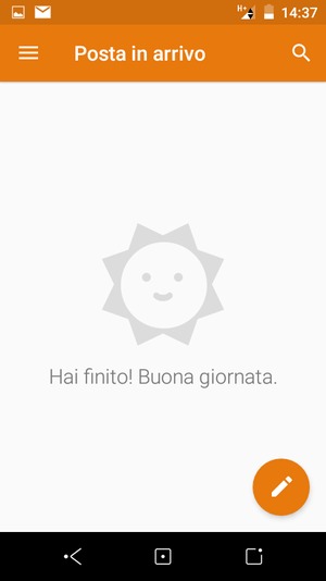 Il tuo account è pronto per l'uso