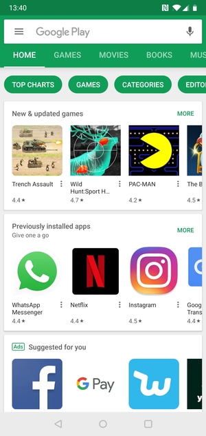 Select the Search bar