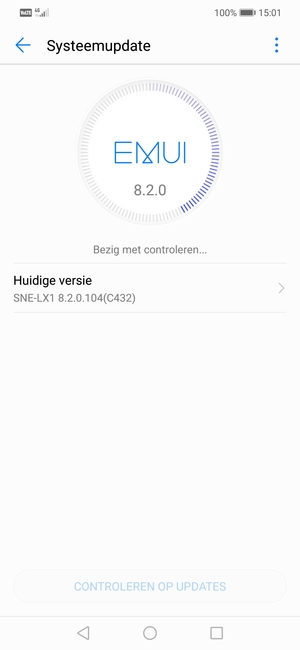 Wacht tot de zoekopdracht beëindigd is