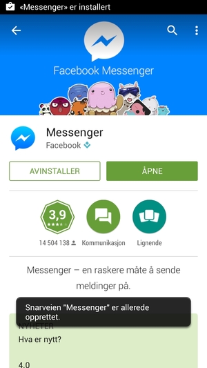 Velg ÅPNE