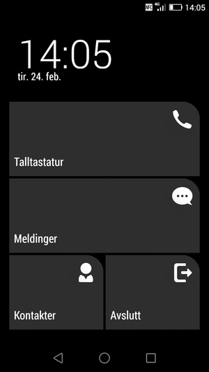 For å slå av Ultrastrømsparingsmodus, velg Avslutt