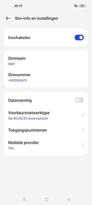 Selecteer Toegangspuntnamen