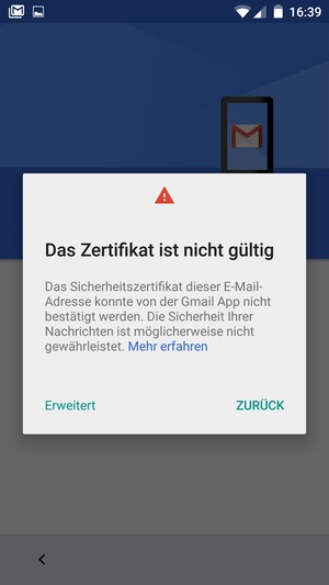 Wählen Sie Erweitert