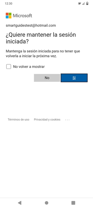 Seleccione la opción deseada