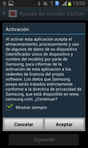 Seleccione Aceptar