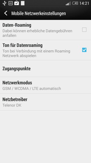 Um das Netzwerk zu wechseln, falls Probleme auftreten, wählen Sie Netzbetreiber
