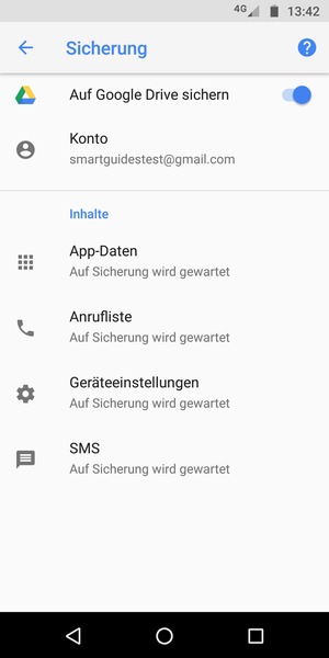 Wählen Sie Konto