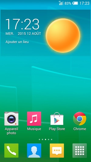 Sélectionnez Applis