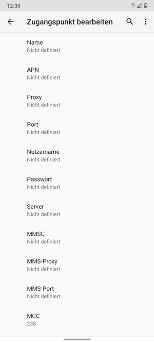 Geben Sie Internet-Informationen ein