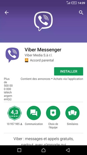 Sélectionnez INSTALLER
