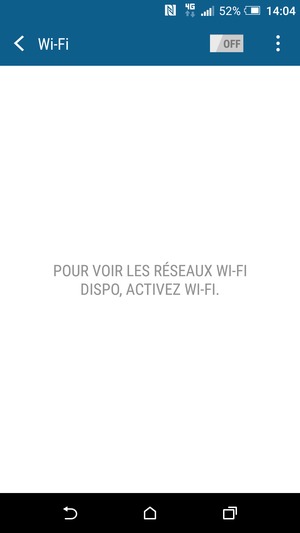 Activer le Wi-Fi