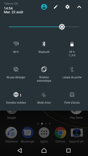 Sélectionnez Wi-Fi