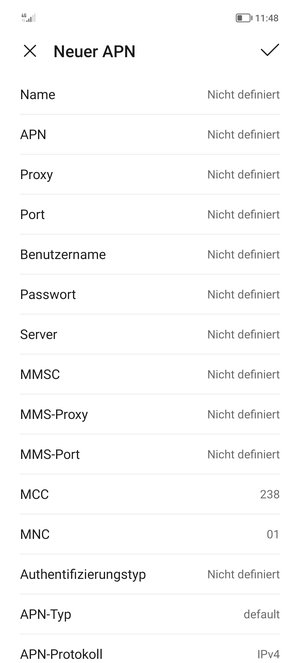 Geben Sie Internet-Informationen ein