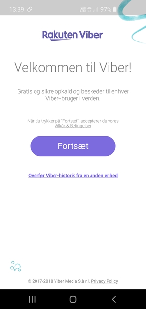 Din app er klar til brug