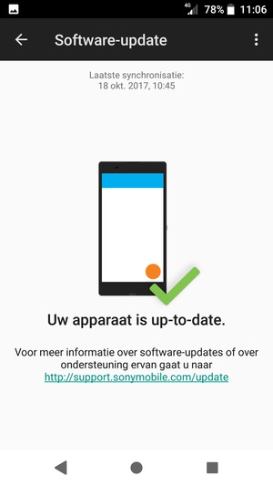 Selecteer de Menu-knop