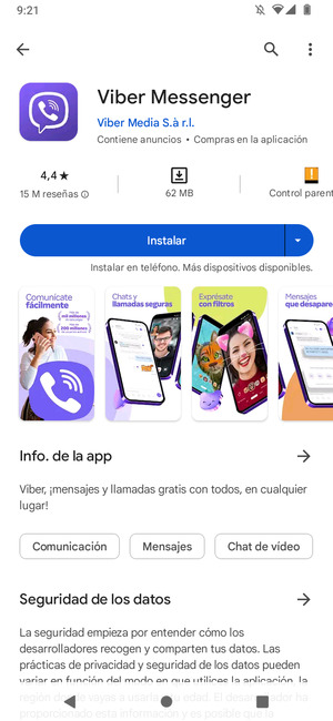 Seleccione Instalar