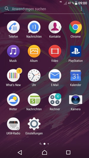 Wählen Sie Einstellungen