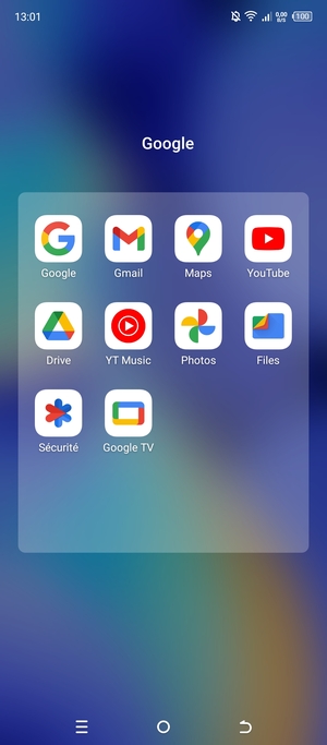 Sélectionnez Gmail