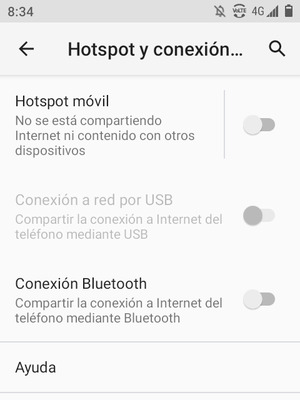 Seleccione Hotspot móvil