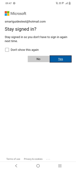 Select your preferred option