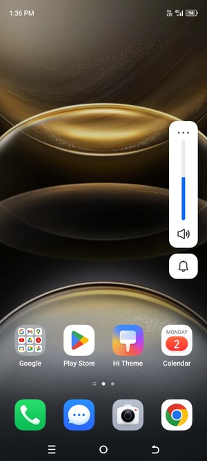 Select Sound to change to vibration mode