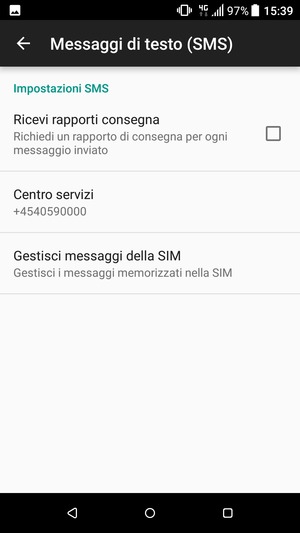 Seleziona Centro servizi