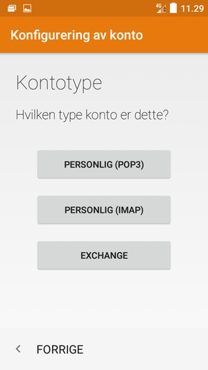 Velg EXCHANGE