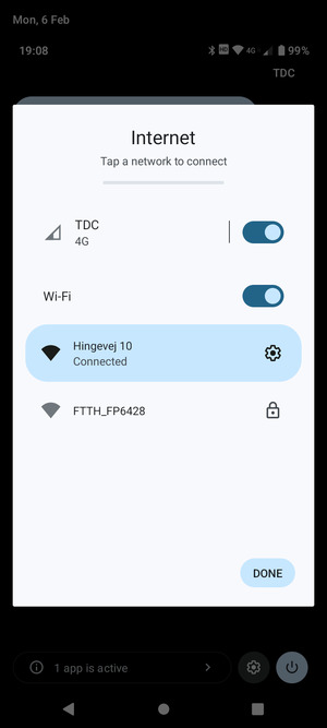 Turn off Wi-Fi