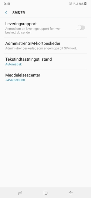 Vælg Meddelsescenter