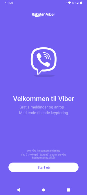Applikasjonen er klar til bruk