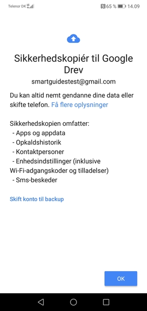 Vælg OK
