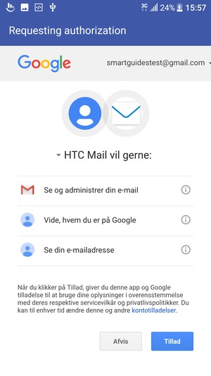 Select Allow