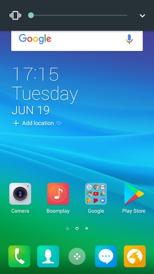 Continue to press for vibration mode, which is approved with a short vibration
