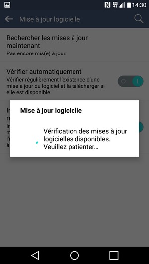Veuillez attendre la fin de la recherche