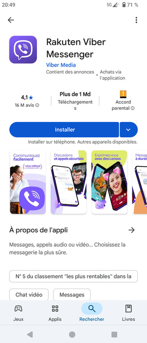 Sélectionnez Installer