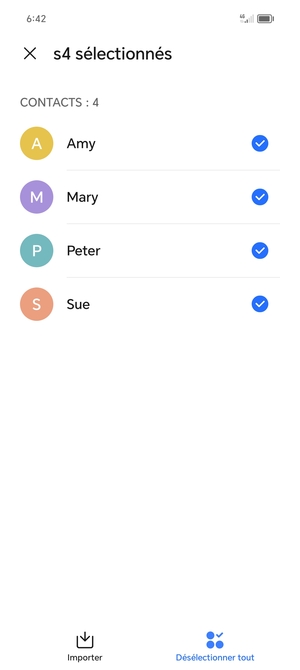 Sélectionnez Importer