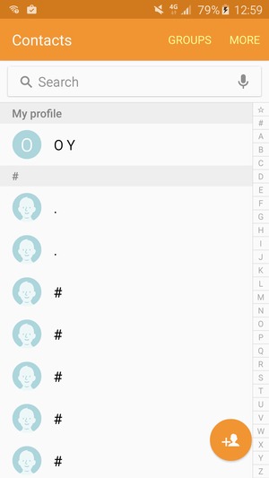 Select the Menu button or select MORE